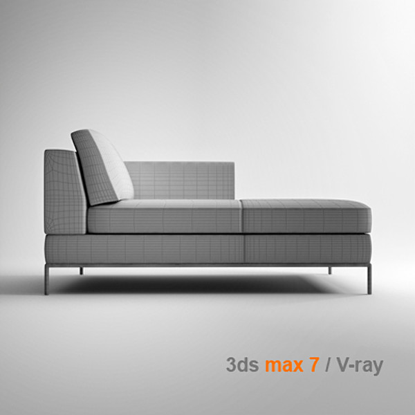 ikea arild hand chaise 3ds - IKEA ARILD hand chaise by lajhar